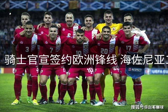 骑士官宣签约欧洲锋线 海佐尼亚1年280万加盟